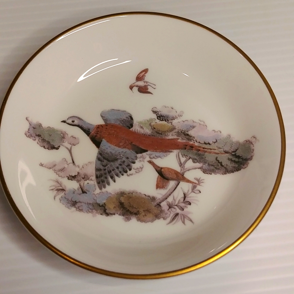 Royal Worcester Pheasant Bone China Dish